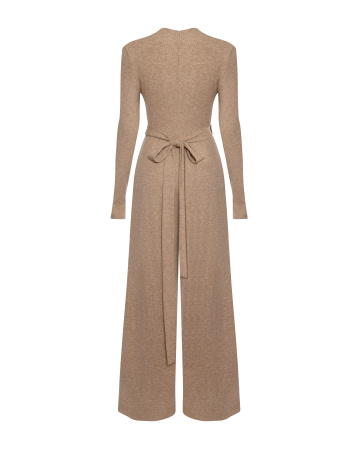 Комбинезон трикотажный с разрезом по ноге