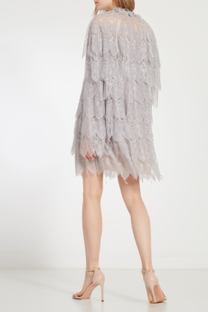 Кружевное платье мини