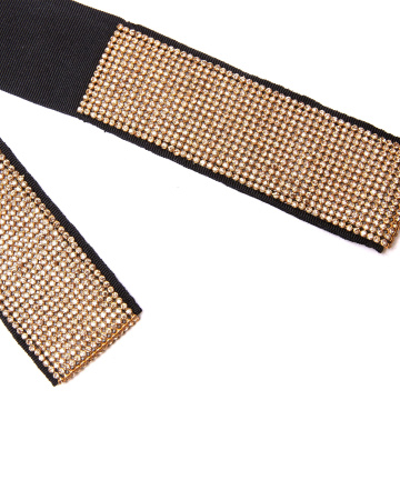 Пояс-лента со стразами