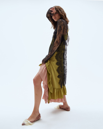 Топ кружевной ассиметричный