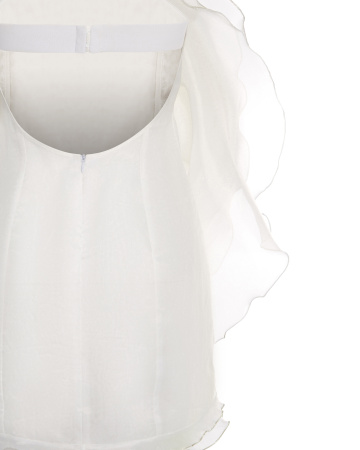 Мини-сарафан цветок-футляр с шалью