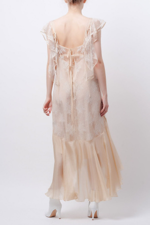 Кружевной сарафан с комбинацией