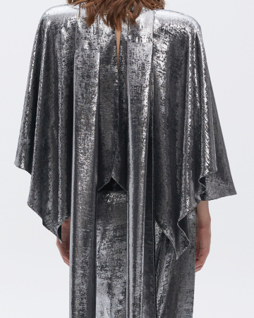 Свободная блуза-водолазка с шарфом