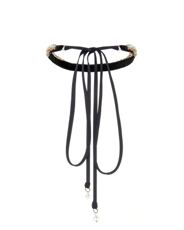 Чокер-лента со стразами