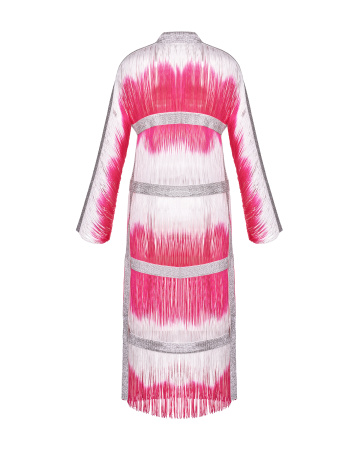 Макси платье из бахромы