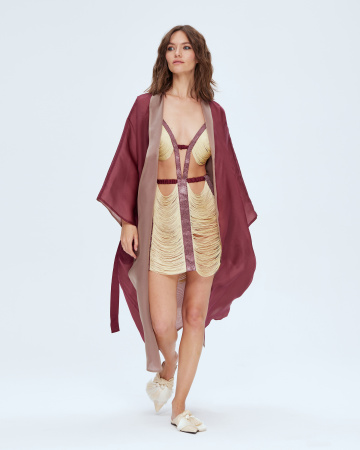 Накидка-кимоно двухсторонняя