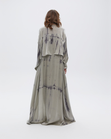 Свободная блуза-тренч 