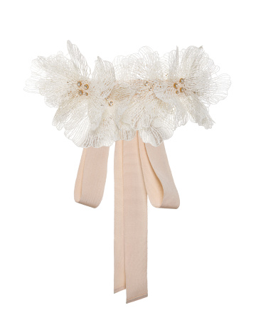 Пояс-лента с цветами