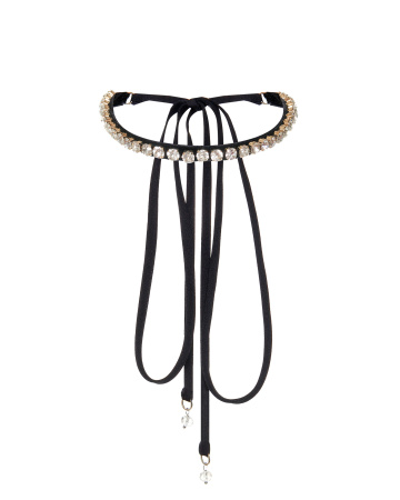 Чокер-лента со стразами