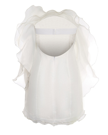 Мини-сарафан цветок-футляр с шалью