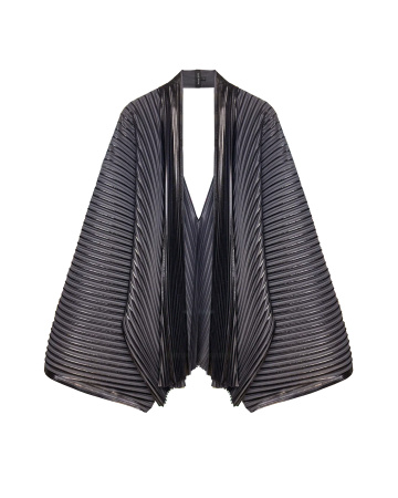 Кимоно плиссе с открытой спинкой