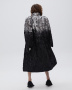Пальто из экомеха декорированное поталью