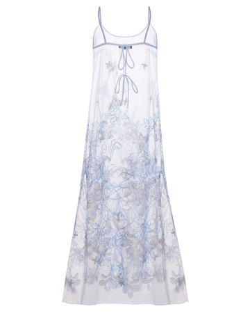 Сарафан макси на бретелях