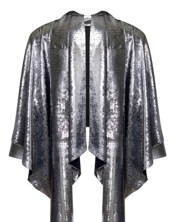 Свободная блуза-водолазка с шарфом