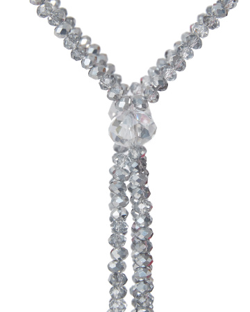 Сарафан-сетка из бусин