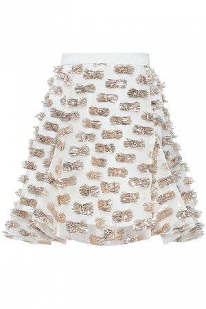 Юбка мини с клиньями