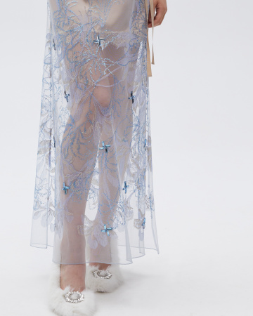 Сарафан макси на бретелях