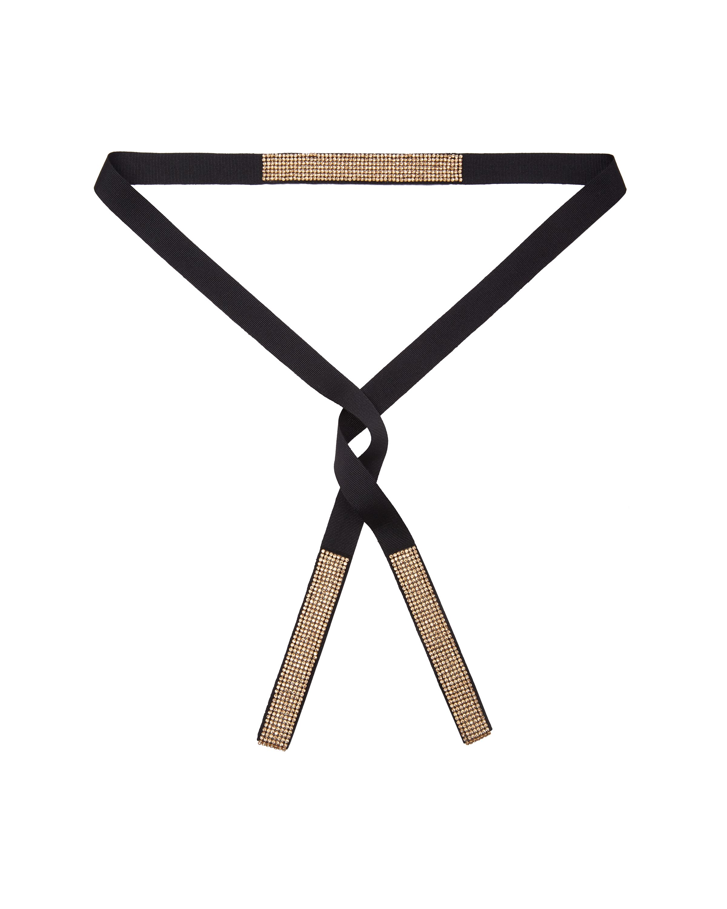 Браслет-лента со стразами