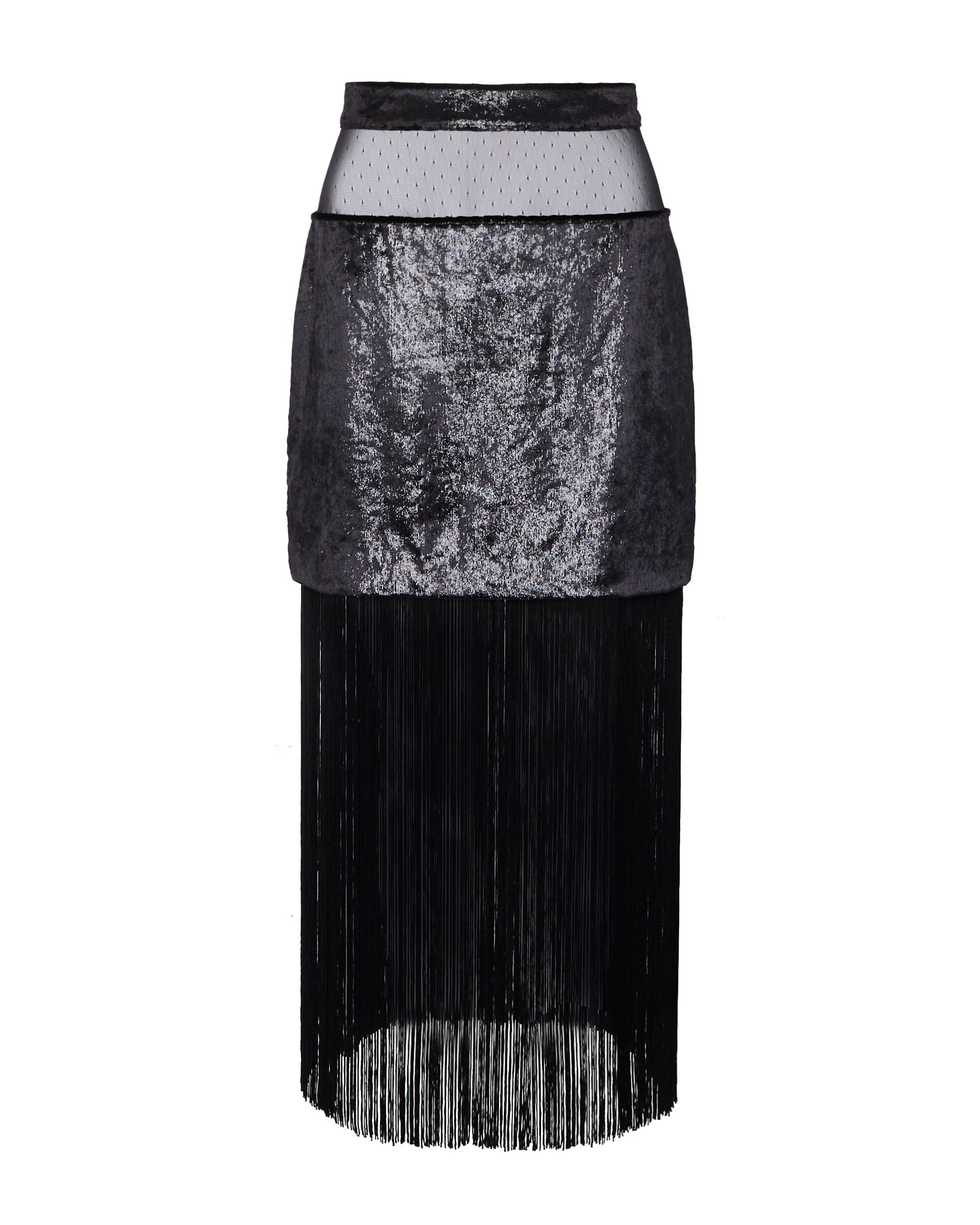 Юбка-мини с кокеткой