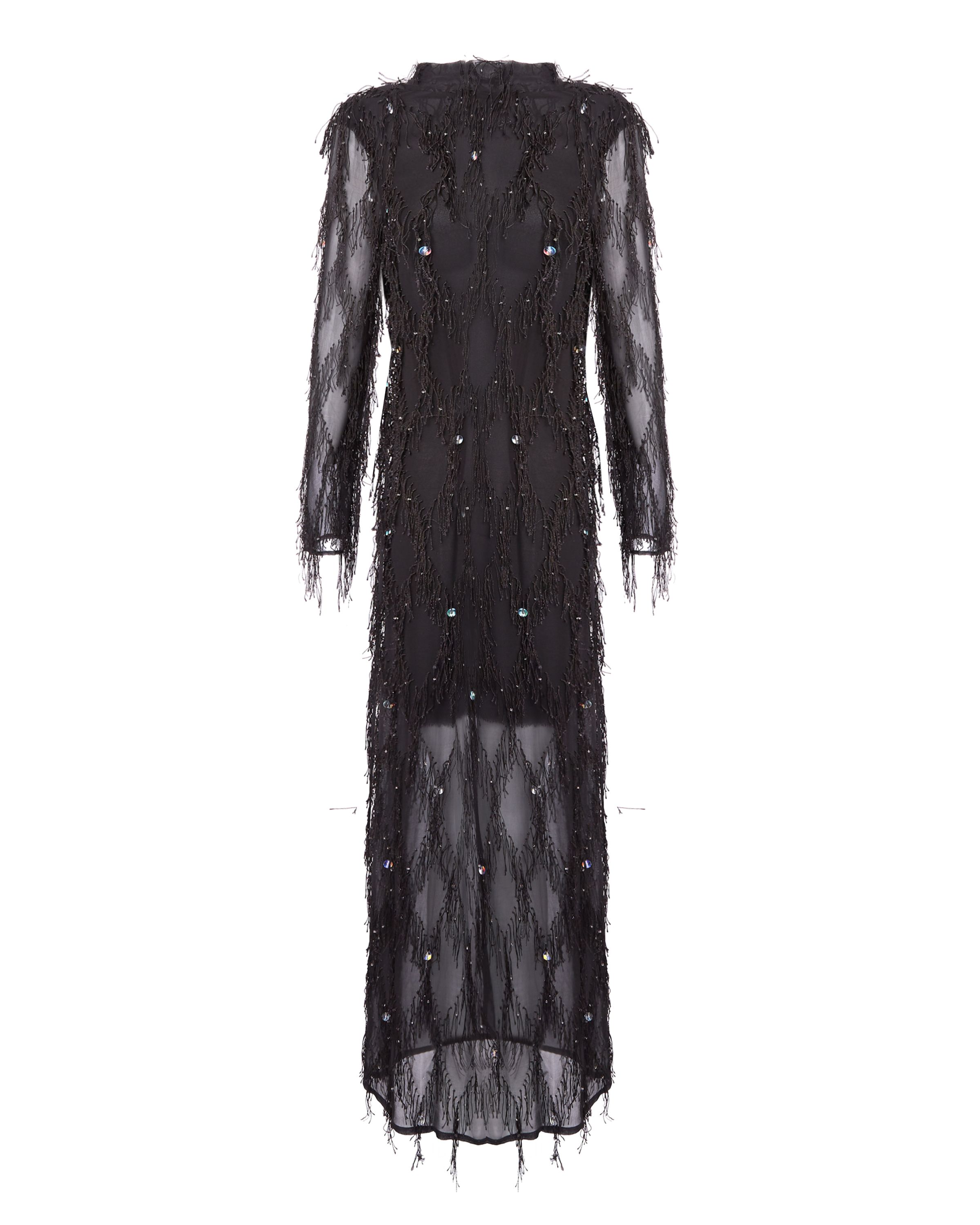 Макси платье с открытой спинкой