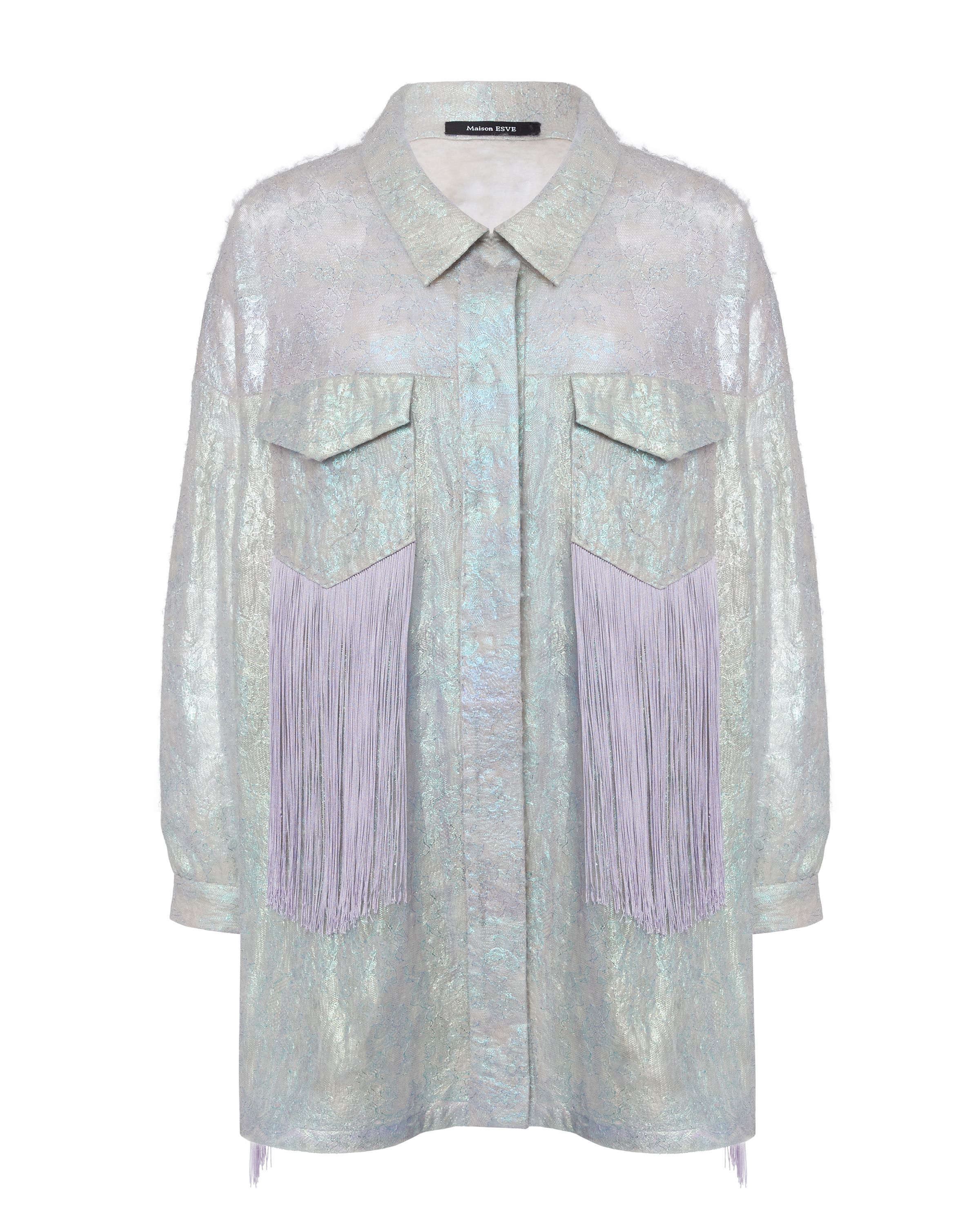 Накидка-рубашка мини