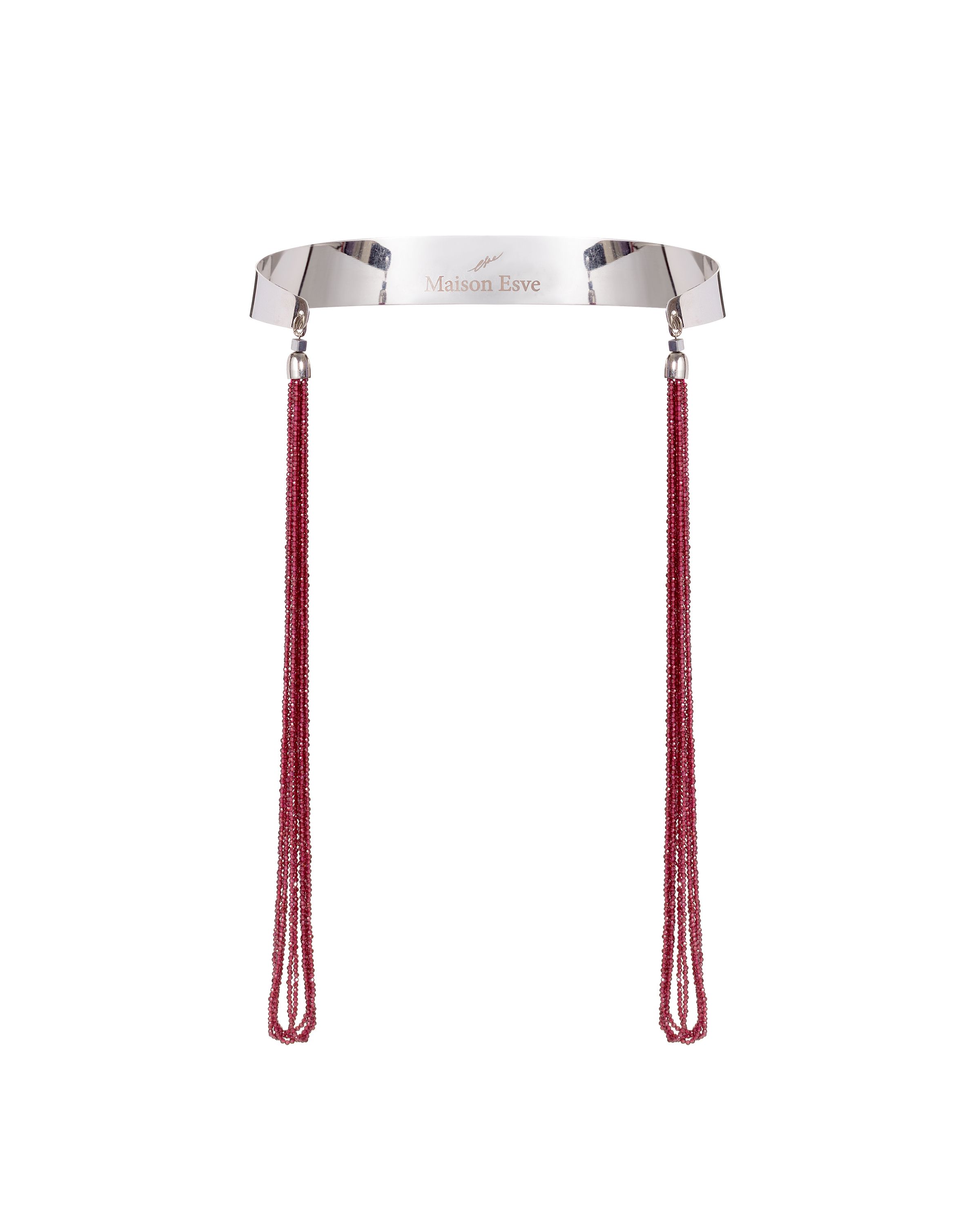 Чокер с натуральным гранатом