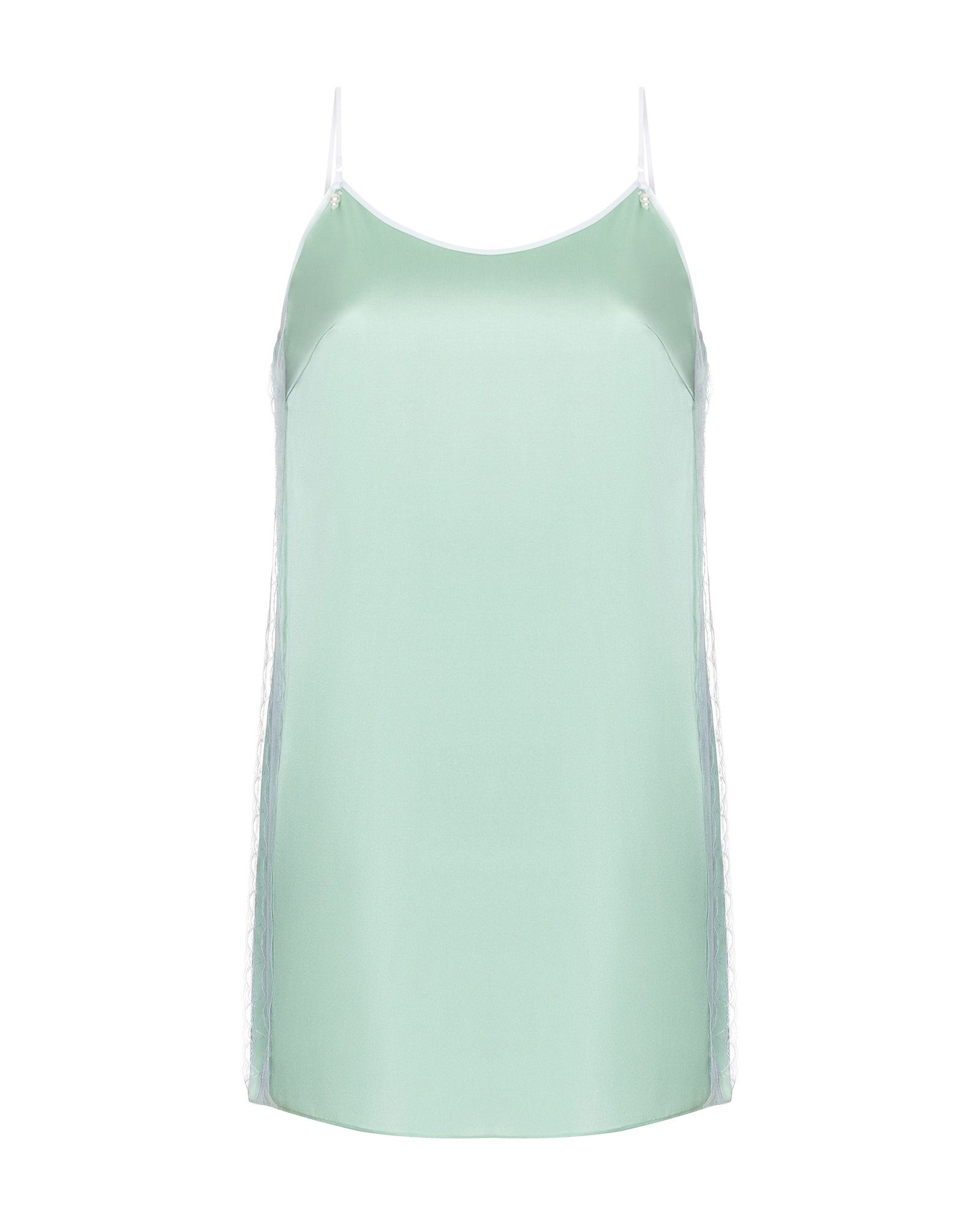 Платье мини с разрезом по спинке