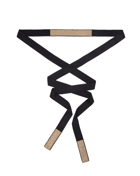 Пояс-лента со стразами