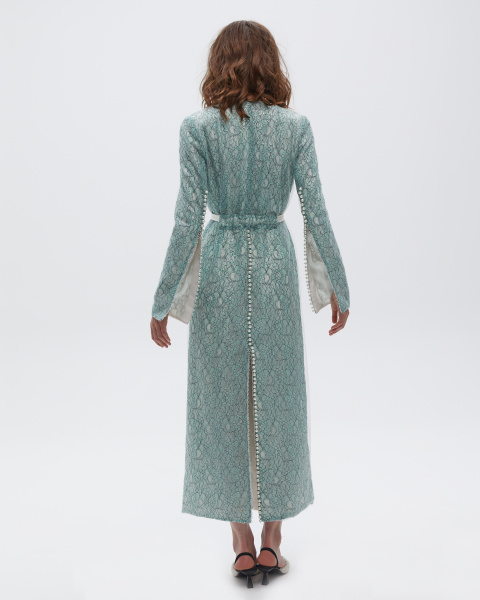 Двубортная накидка с поясом