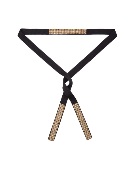 Браслет-лента со стразами