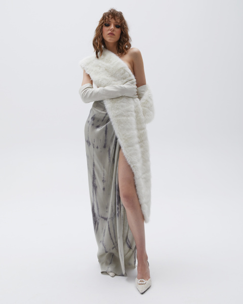 Горжетка из экомеха