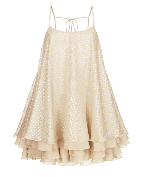 Сарафан мини с открытой спинкой