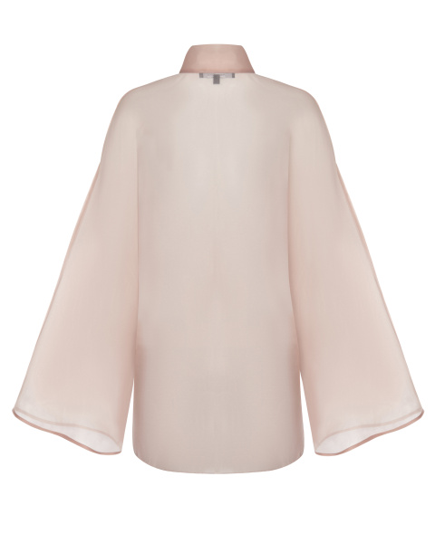 Свободная блуза-кимоно с лентами Свободная блуза-кимоно с лентами