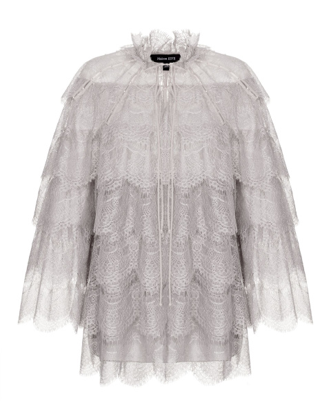 Кружевное платье мини