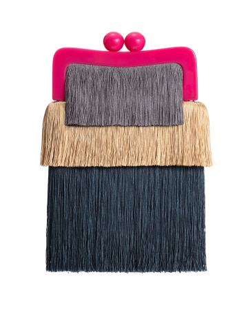 Клатч из бахромы