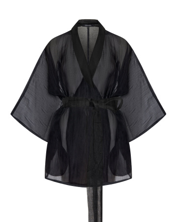 Двухслойное кимоно с поясом