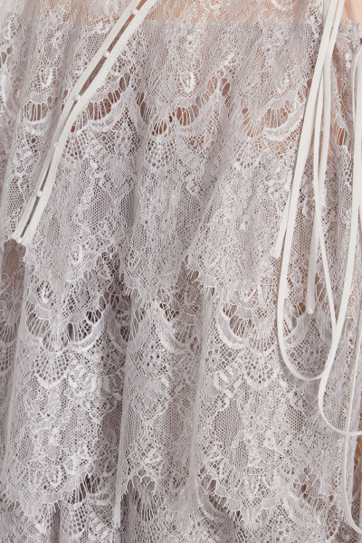 Кружевное платье мини