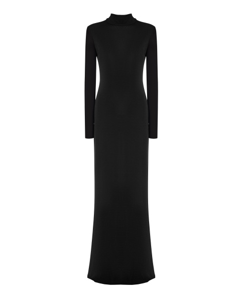 Макси платье с открытой спинкой 