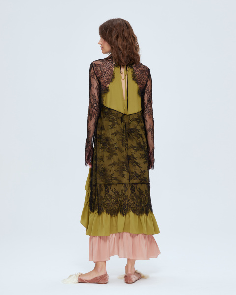 Топ кружевной ассиметричный