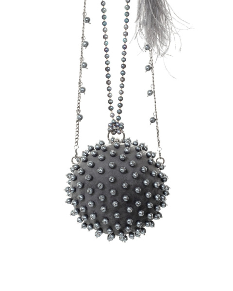 Клатч из эко-замши с цепочкой Клатч из эко-замши с цепочкой