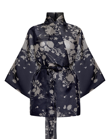 Двухслойное кимоно с поясом