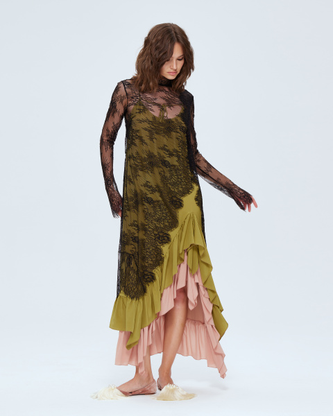 Топ кружевной ассиметричный