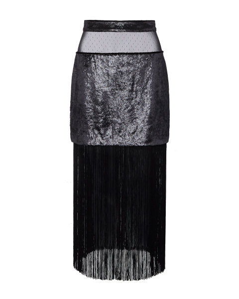 Юбка-мини с кокеткой