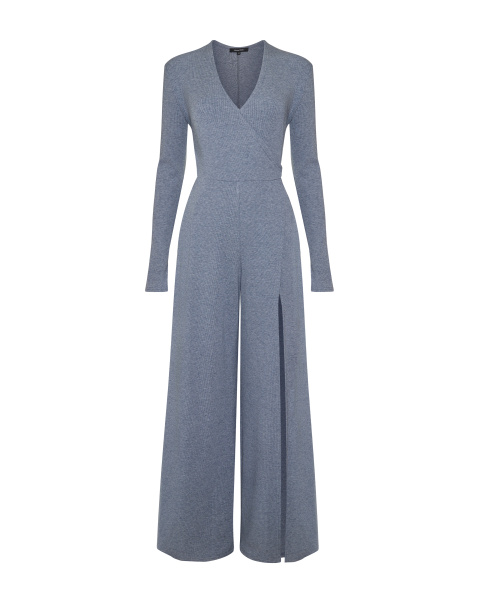 Комбинезон трикотажный с разрезом по ноге