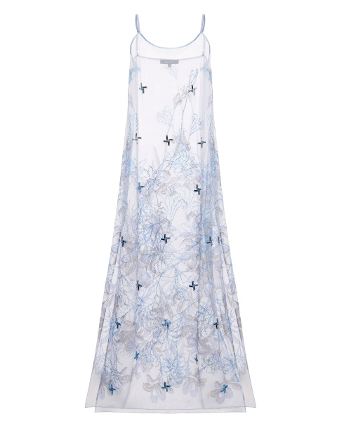 Сарафан макси на бретелях