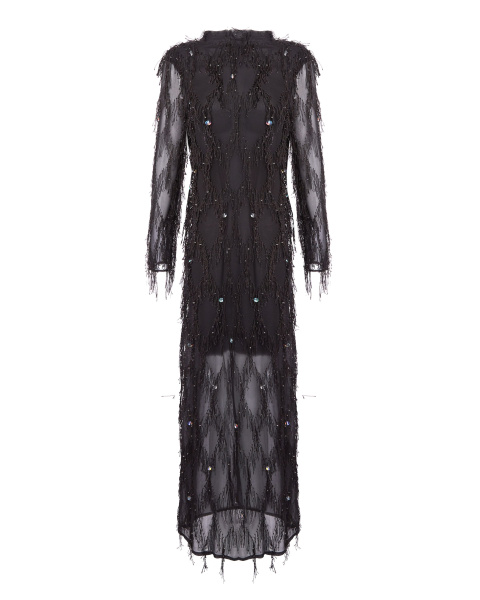 Макси платье с открытой спинкой