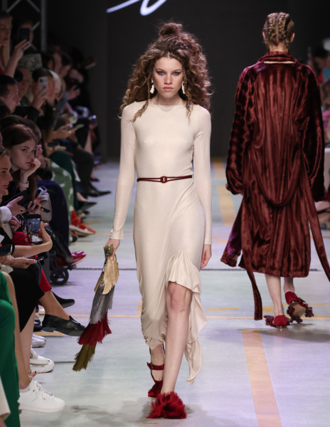 Пояс из витого шнура с бусиной