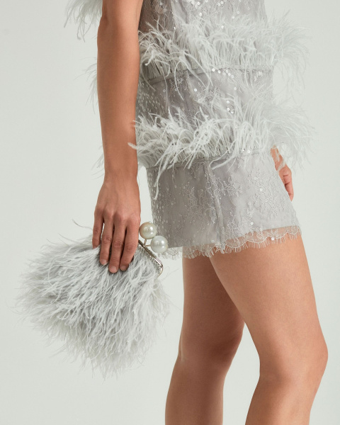 Платье мини прямое без рукавов