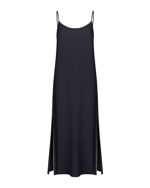 Платье-комбинация двухслойная макси