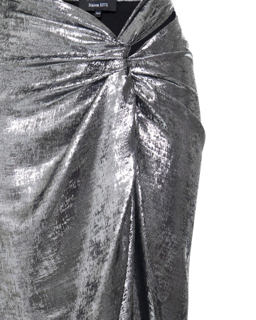 Юбка-парео с глубоким разрезом